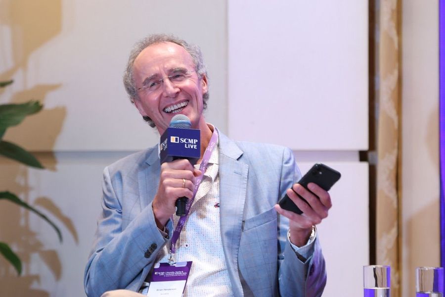 Brian Henderson speaking at SCMP Live